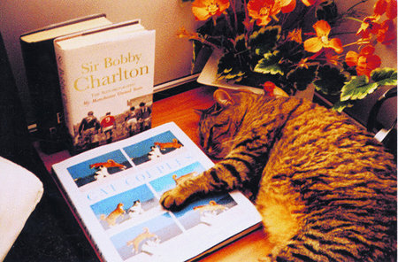 Sir Tom cat from Austria with his latest Bibliophile purchases!\\n\\n28/06/2011 17:30
