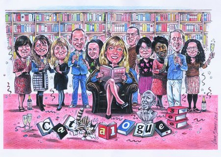 300th Catalogue celebrations began with a specially commissioned cartoon by Dave James who has cartooned the team for 30 years!\\n\\n22/05/2012 15:02