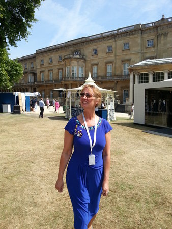 Annie Quigley taking in the Royal atmosphere, Buckingham Palace Coronation Festival\\n\\n12/09/2013 13:03
