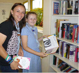 Rachel and pack leader. Local Scout Group booklovers visit by the prizewinner.\\n\\n18/06/2019 19:33