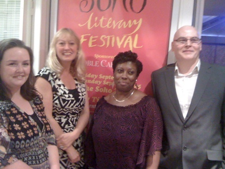 Bibliophile Team - Jackie, Annie, Wilma and Steve. We sponsored the first Soho Literary Festival.\\n\\n18/06/2019 19:49