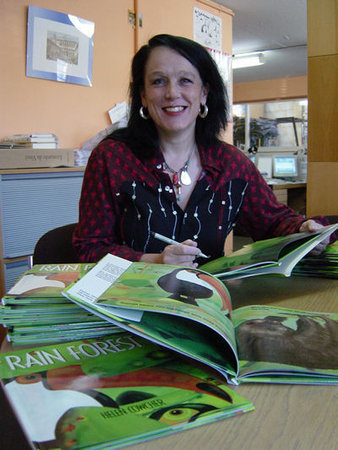 Artist and writer Helen Cowcher at a signing\\n\\n26/05/2011 12:57